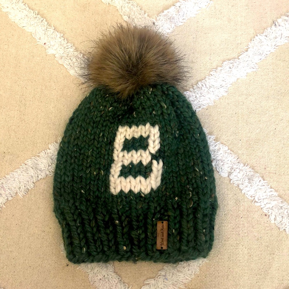 Wool and Kate wool B beanie